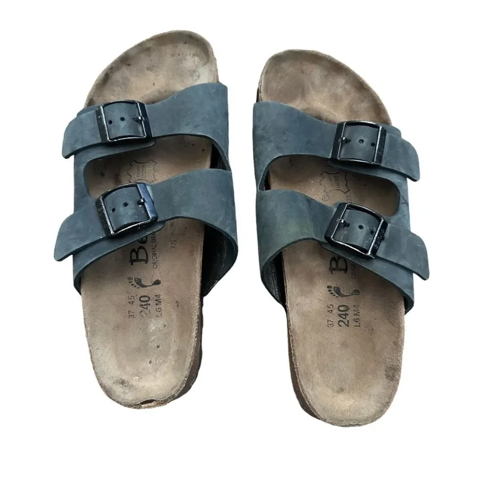 Birkenstock suede strap sandals
